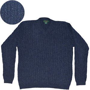 J Crew Vtg 90s Cable Knit 100% Lambswool Sweater